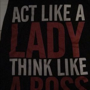 Lady muscle t shirt